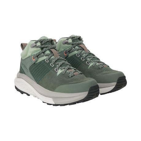 Viking Cerra Hike Mid Women's Hiking Shoes Vandresko Dame - Green/Light Grey -