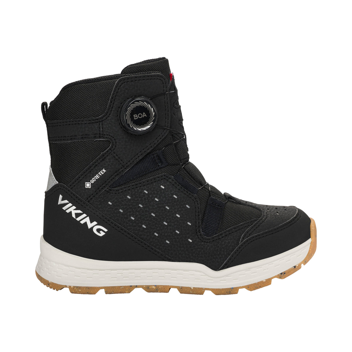 Viking Espo Reflex Warm GTX BOA Junior Vinterstøvle - Black - Black