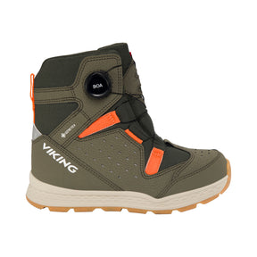 Viking Espo Reflex Warm GTX BOA Junior Vinterstøvle - Olive - Black
