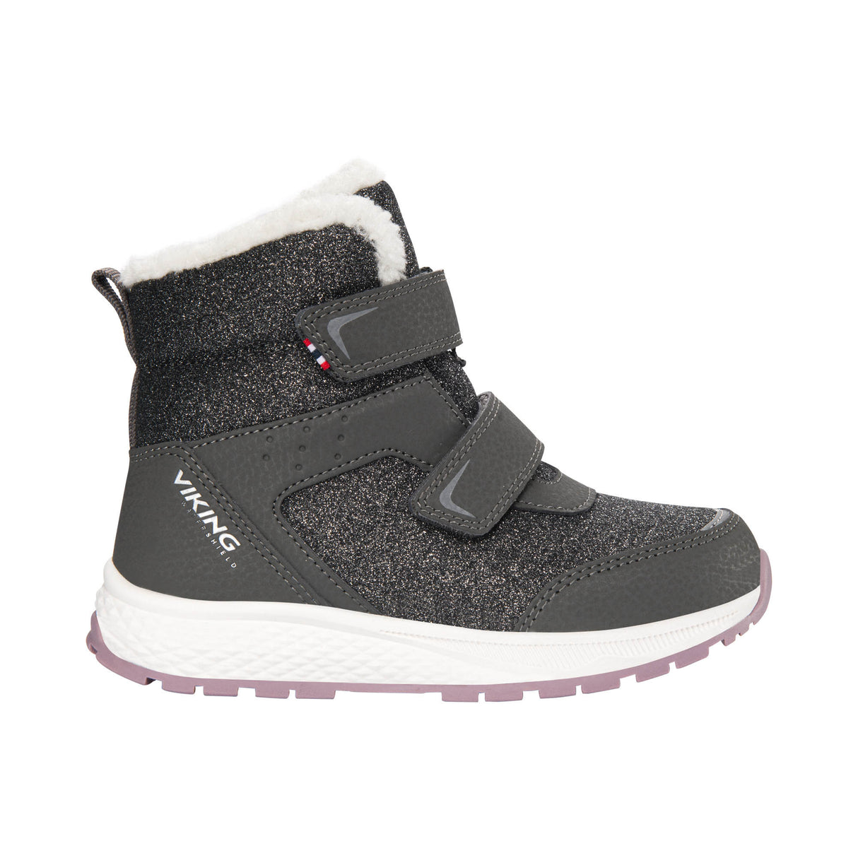 Viking Equip Warm WP 2V Vinterstøvler Børn - Charcoal/Dusty Pink - Charcoal Dusty Pink