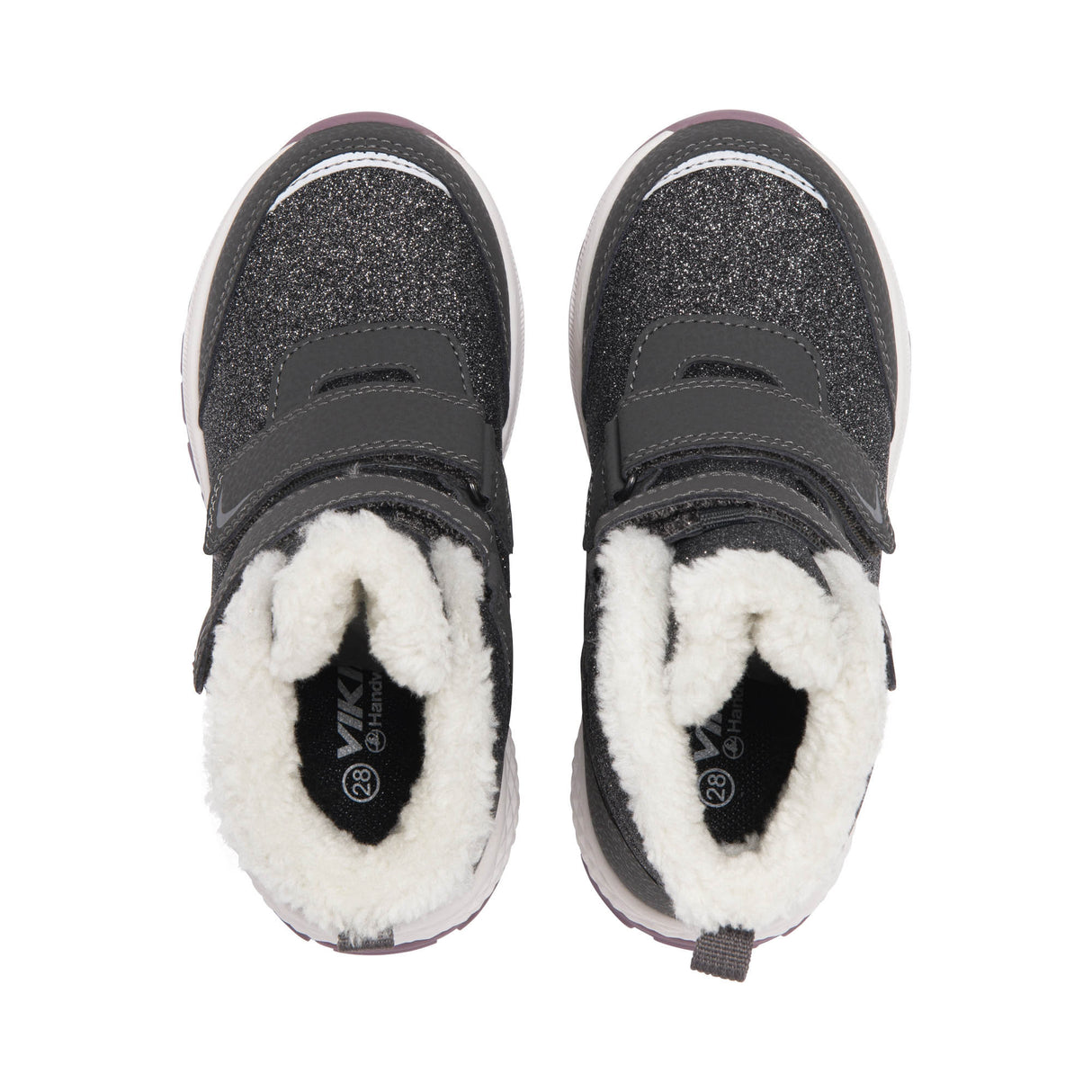 Viking Equip Warm WP 2V Vinterstøvler Børn - Charcoal/Dusty Pink -