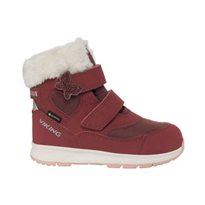Viking Belle Butterfly Warm GTX 2V Børnestøvler - Dark Pink - Dark Pink