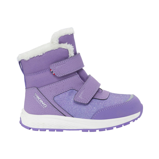Viking Equip Glitter Warm WP 2V Børnestøvler - Violet - Violet