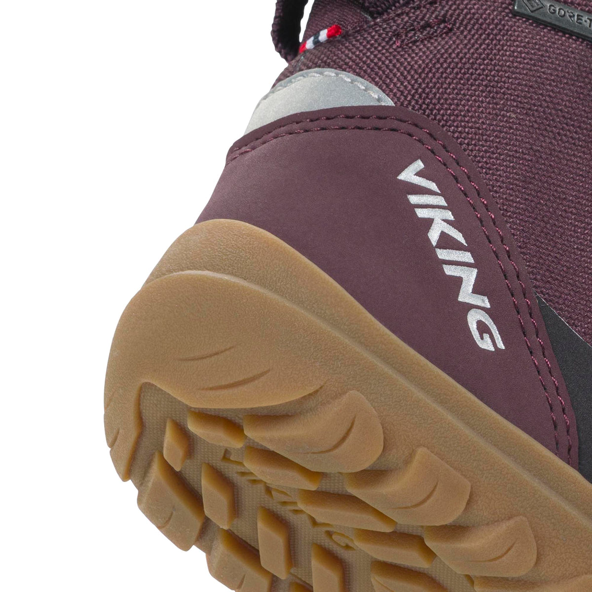 Viking Spruce Barefoot Warm GTX 2V Børnevinterstøvler - Wine -