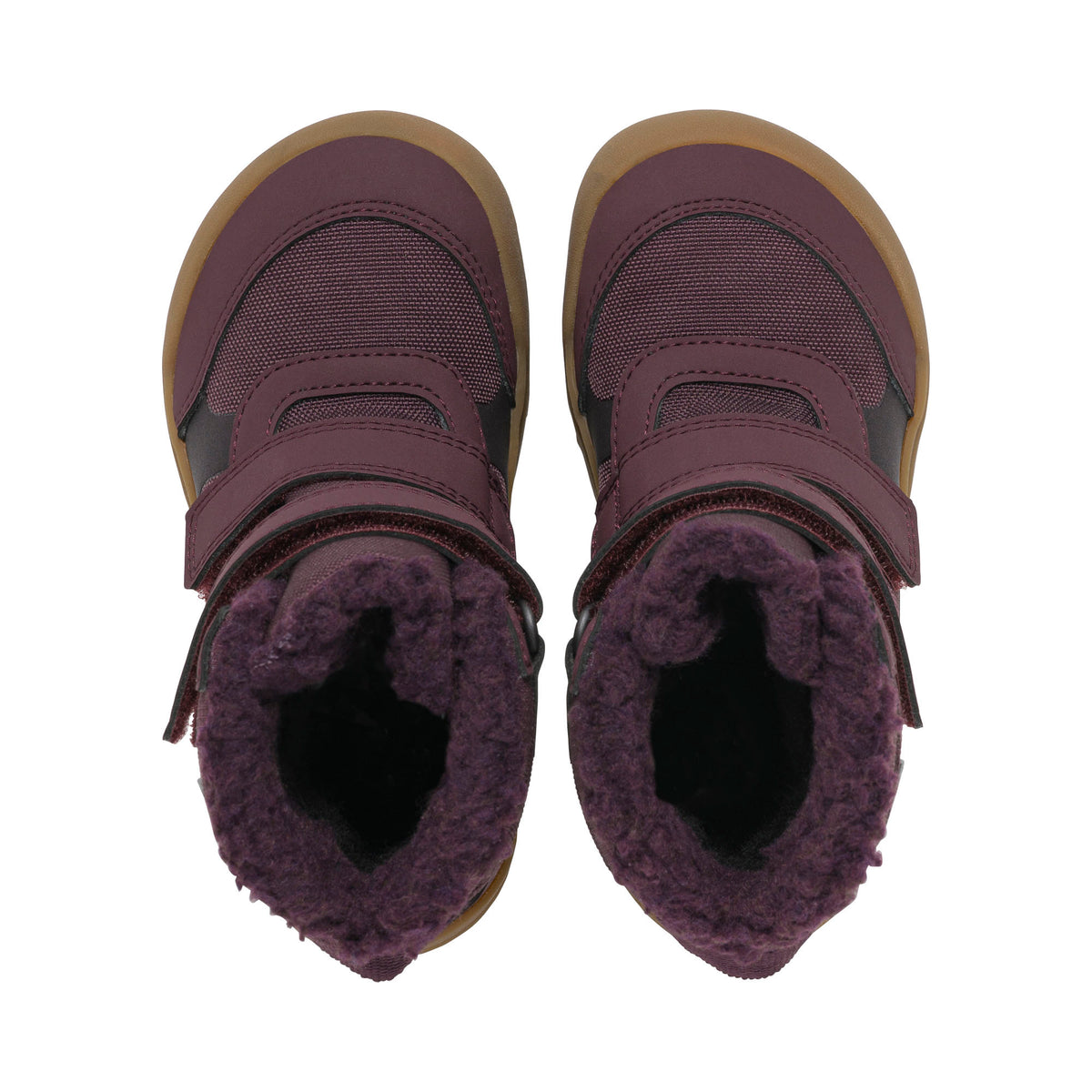 Viking Spruce Barefoot Warm GTX 2V Børnevinterstøvler - Wine -