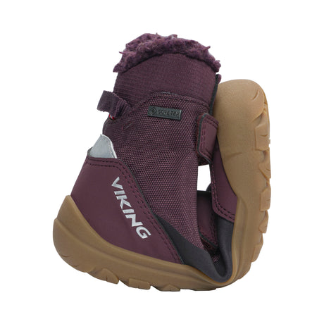 Viking Spruce Barefoot Warm GTX 2V Børnevinterstøvler - Wine -