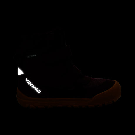 Viking Spruce Barefoot Warm GTX 2V Børnevinterstøvler - Wine -