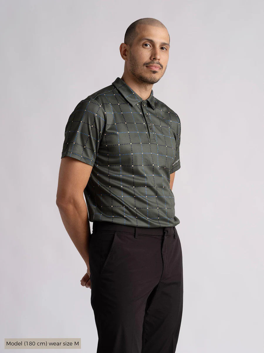 Cross Sportswear M Beau Poloshirt Polo T-shirt Herre - Melaleuca -