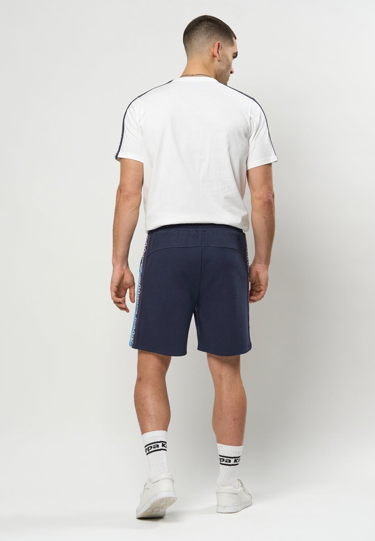 Kappa Logo Tape Gerri Shorts - Blue Marine -