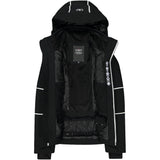 CMP Woman Jacket Zip Hood Skijakke Dame - Black