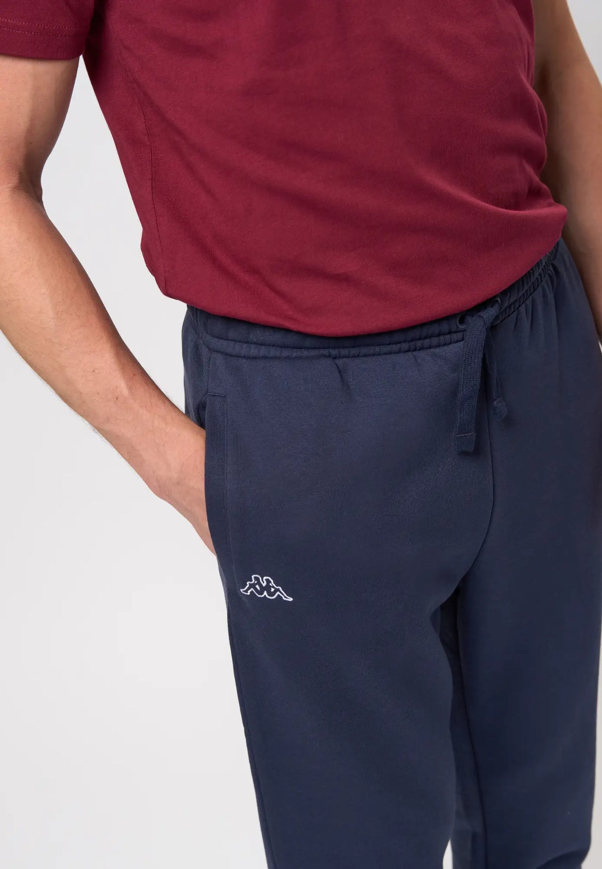 Kappa Logo Caseri Sweatpants Herre - Blue Marine -