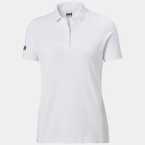 Helly Hansen Women's Crew Technical Polo T-shirt Dame - White - White