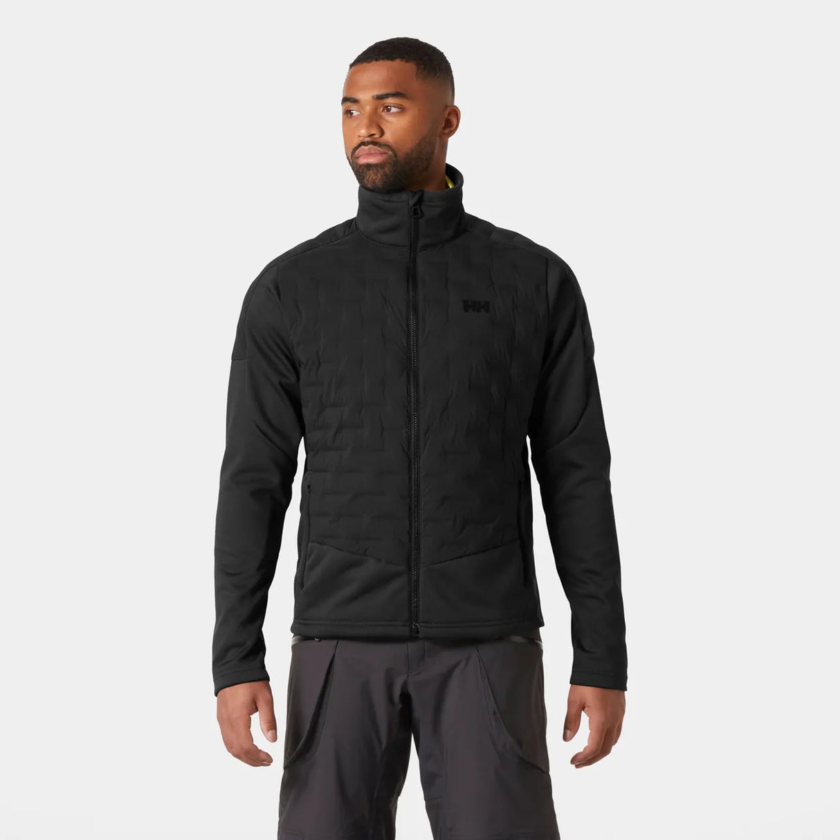 Helly Hansen Men's HP Hybrid Stretch Insulator Hybridjakke Herre - Ebony - Ebony