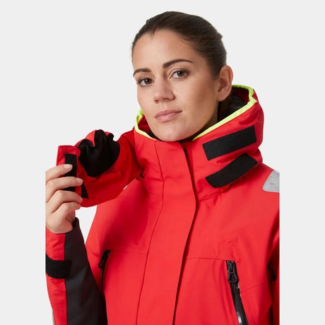 Helly Hansen Women's Skagen Offshore Sailing Jacket Sejlerjakke Dame - Alert Red -