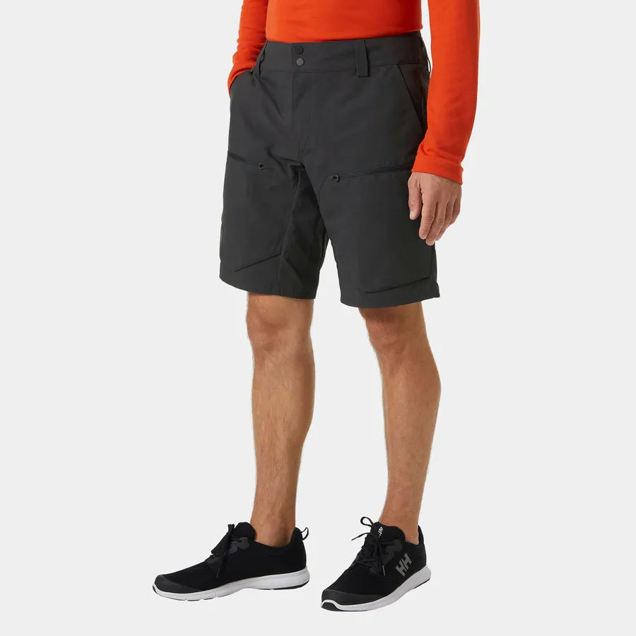 Helly Hansen Men's Crewline Cargo Shorts 2.0 Herre - Ebony - Washed Navy