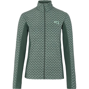 Kari Traa Lus Fleecetrøje Dame - Murk Green - Murk Green