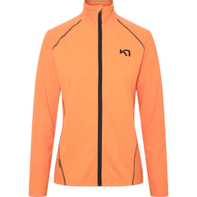 Kari Traa Kari Full-Zip Fleecejakke Dame - Light Orange - Light Orange