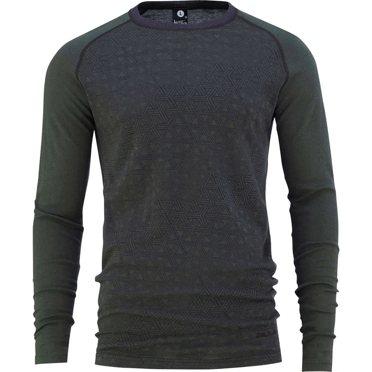 Bula Geo Merino Wool Crew Skiundertøj Sæt Herre - Dolive -