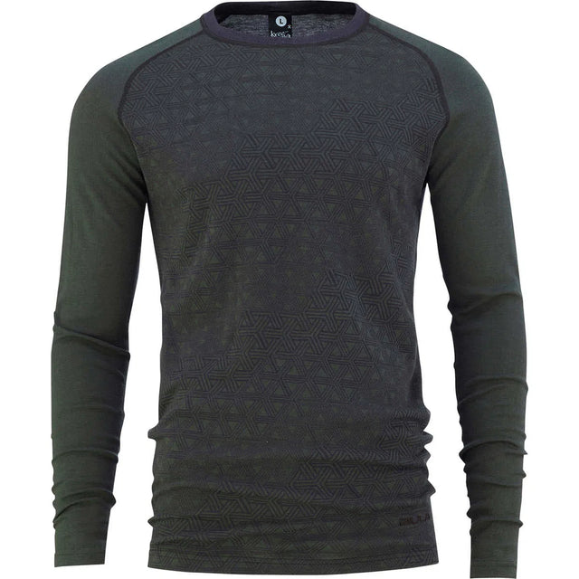 Bula Geo Merino Wool Crew Skiundertrøje Herre - Dolive - Dolive