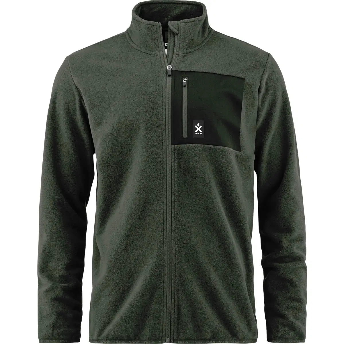 Bula 2.0 Fleece Jacket Fleecejakke Herre - Dark Olive - Dark Olive