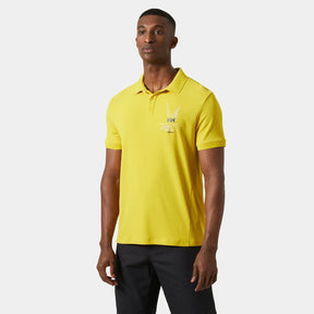 Helly Hansen Men’s HP Race Sailing Polo T-shirt Herre - Gold Rush - Gold Rush