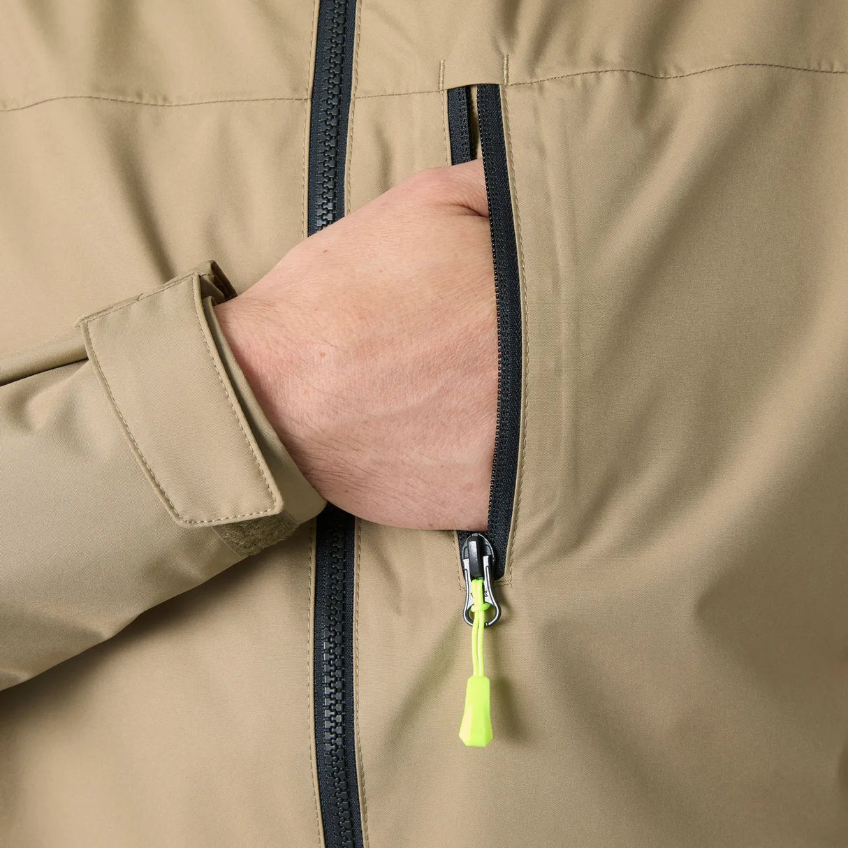 Helly Hansen Men's Crew Hooded Sailing Jacket 2.0 Sejlerjakke Herre - Pebble -