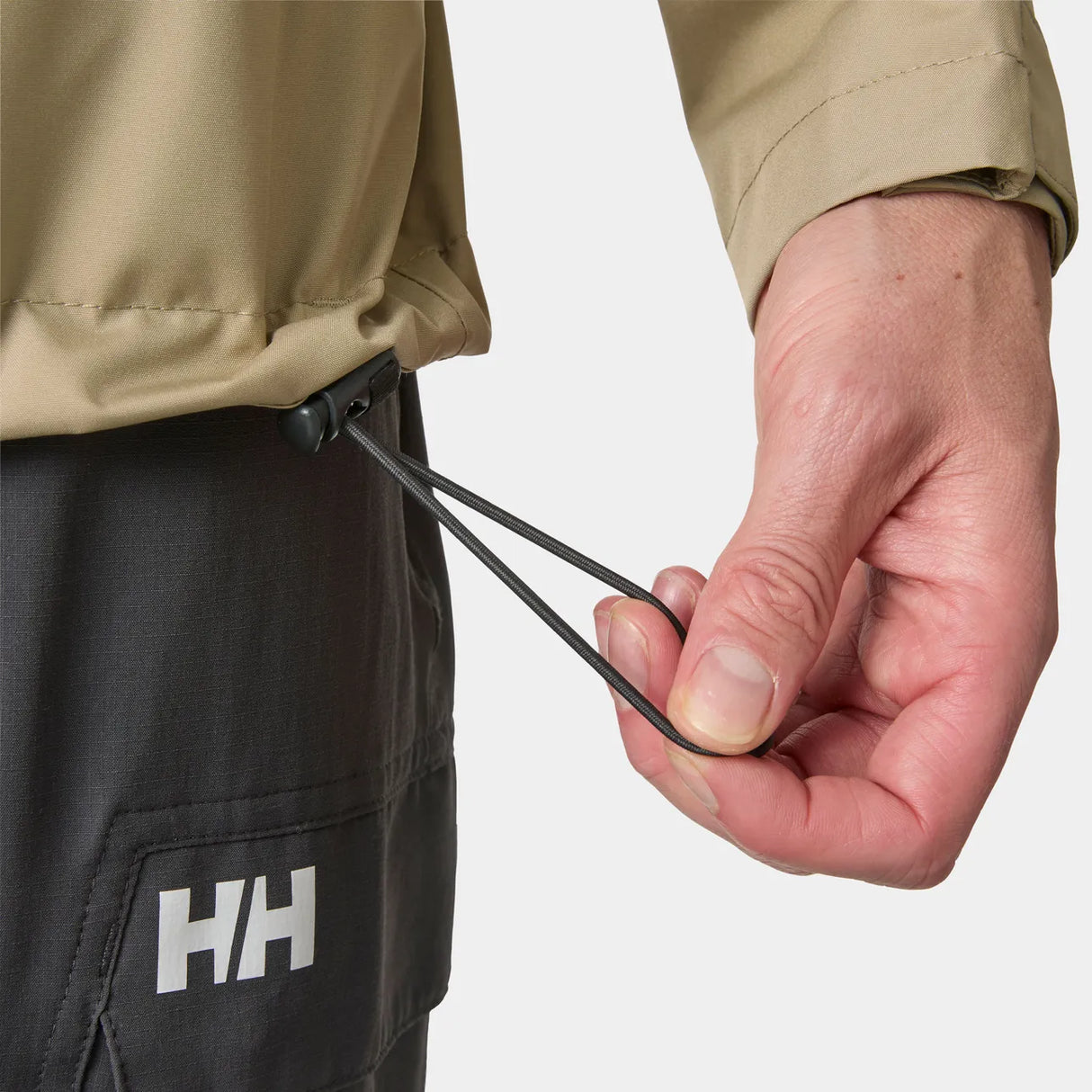 Helly Hansen Men's Crew Hooded Sailing Jacket 2.0 Sejlerjakke Herre - Pebble -