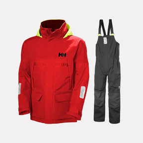 Helly Hansen Men's Pier 4.0 Sejlersæt Herre - Alert Red / Ebony - 2XL