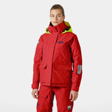 Helly Hansen Women's Pier 4.0 Sejlersæt Dame - Alert Red / Navy -