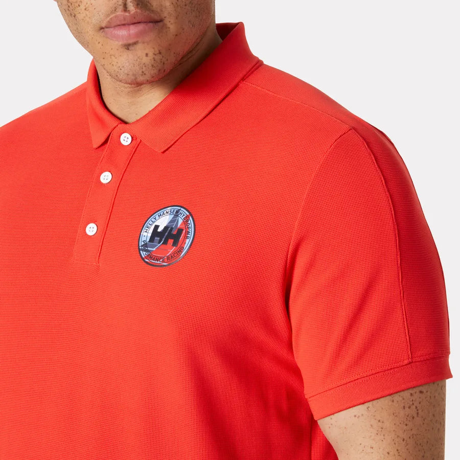 Helly Hansen Men's HP Race Polo 2.0 Polo T-shirt Herre - Alert Red -