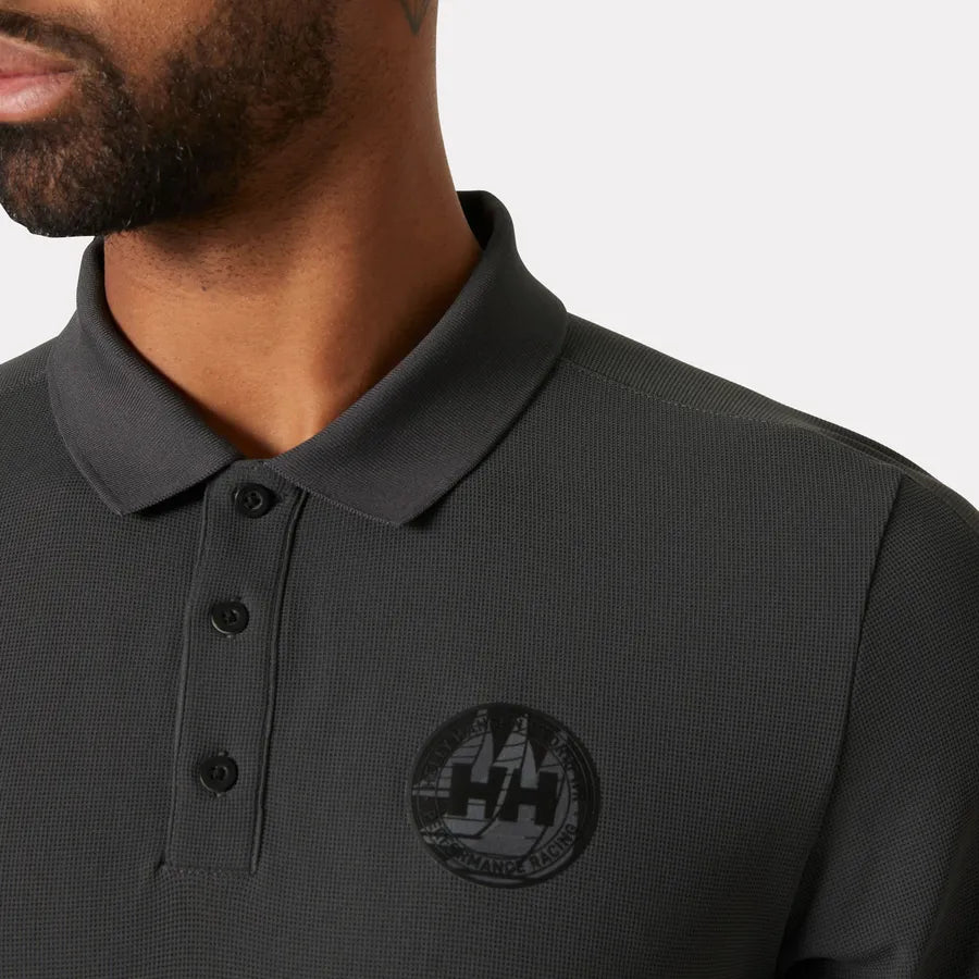 Helly Hansen Men's HP Race Polo 2.0 Polo T-shirt Herre - Ebony -