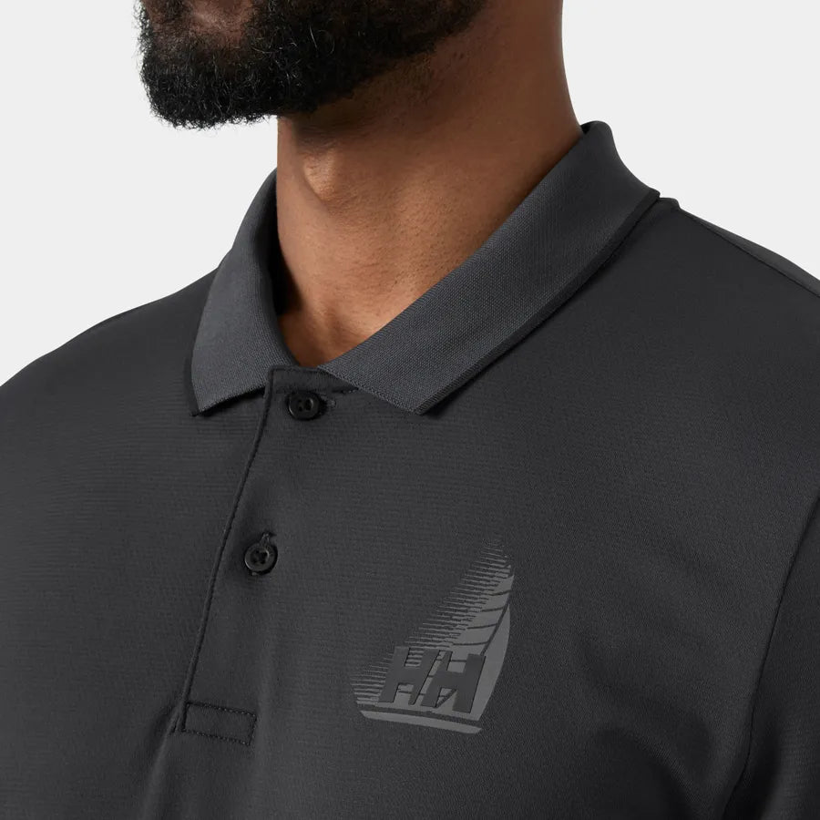 Helly Hansen Men's HP Figari Polo T-shirt Herre - Ebony