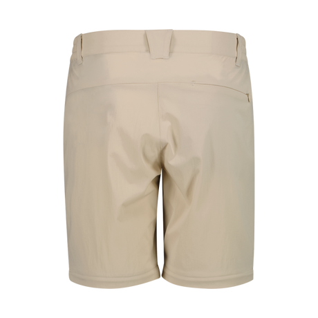 CMP Women's zip-off stretch trousers with Cargo Pockets Vandrebukser Dame - Cream -