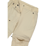 CMP Women's zip-off stretch trousers with Cargo Pockets Vandrebukser Dame - Cream -