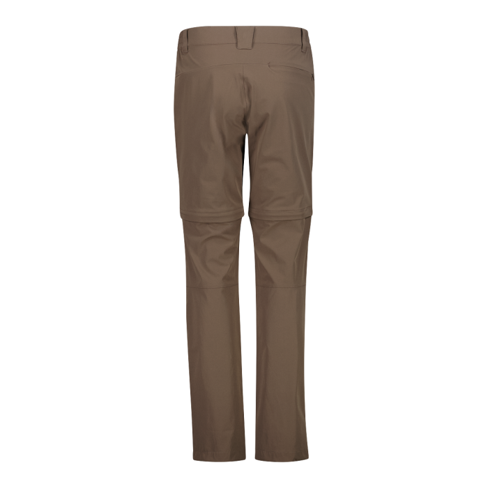 CMP Women's zip-off stretch trousers with Cargo Pockets Vandrebukser Dame - Toffee -