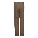 CMP Women's zip-off stretch trousers with Cargo Pockets Vandrebukser Dame - Toffee -