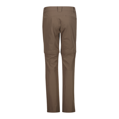 CMP Women's zip-off stretch trousers with Cargo Pockets Vandrebukser Dame - Toffee -