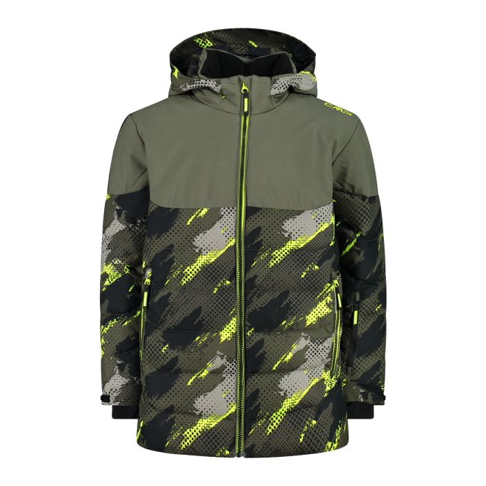 CMP Boy's Twill Ski Jacket Skijakke Børn - Olive-Nero