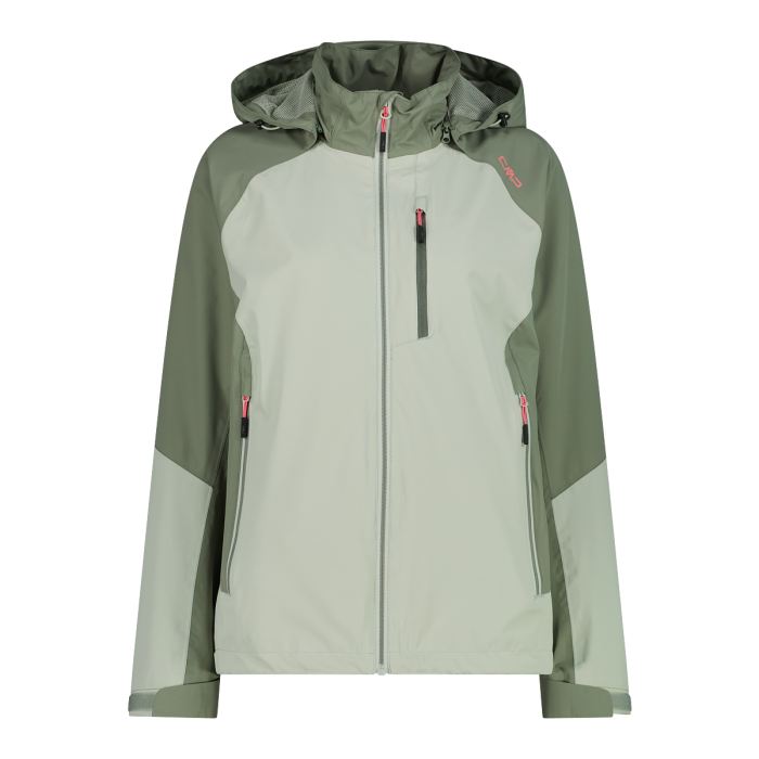 CMP Women's Waterproof Ripstop Jacket Regnjakke Dame - Pistacchio - Pistacchio