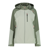 CMP Women's Waterproof Ripstop Jacket Regnjakke Dame - Pistacchio - Pistacchio