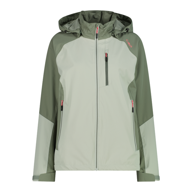 CMP Women's Waterproof Ripstop Jacket Regnjakke Dame - Pistacchio - Pistacchio