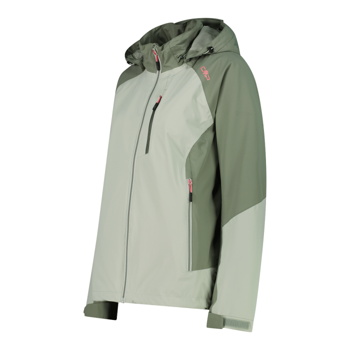 CMP Women's Waterproof Ripstop Jacket Regnjakke Dame - Pistacchio -