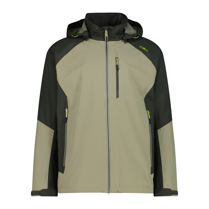 CMP Men's Ripstop Waterproof Jacket Regnjakke Herre - Sage-Pine -