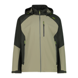 CMP Men's Ripstop Waterproof Jacket Regnjakke Herre - Sage-Pine -