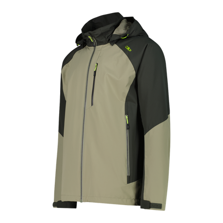 CMP Men's Ripstop Waterproof Jacket Regnjakke Herre - Sage-Pine -