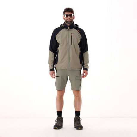 CMP Men's Ripstop Waterproof Jacket Regnjakke Herre - Sage-Pine -