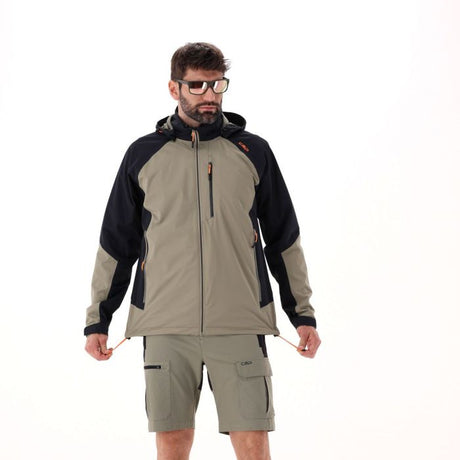 CMP Men's Ripstop Waterproof Jacket Regnjakke Herre - Sage-Pine -