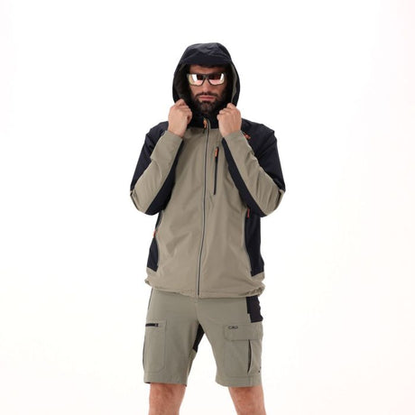 CMP Men's Ripstop Waterproof Jacket Regnjakke Herre - Sage-Pine -