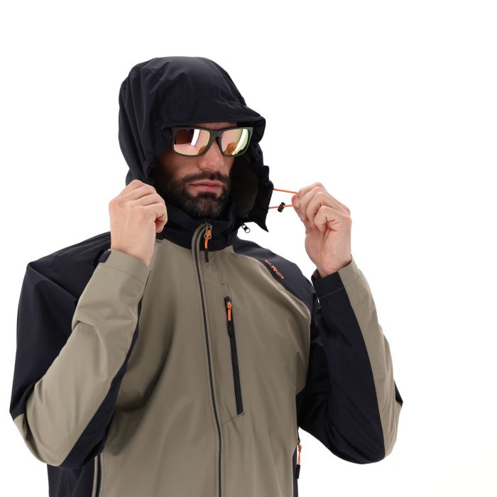 CMP Men's Ripstop Waterproof Jacket Regnjakke Herre - Sage-Pine -