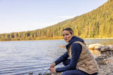 Cutter & Buck Pemberton Hood Full Zip Women Hoodie Dame - Dark Mocca